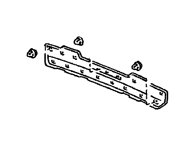 Lexus 75801-60041-E0 Moulding Sub-Assy, Back Door, Outside