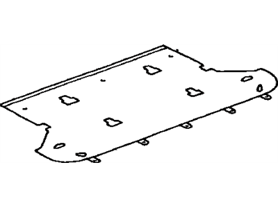 Lexus 58570-60580-A3 Carpet Assy, Rear Floor