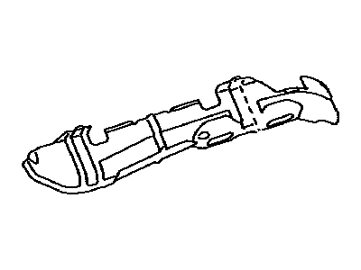 Lexus 17168-50090 Insulator, Exhaust Manifold Heat, NO.2