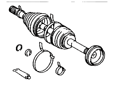 1999 Lexus LX470 Axle Shaft - 43460-69035