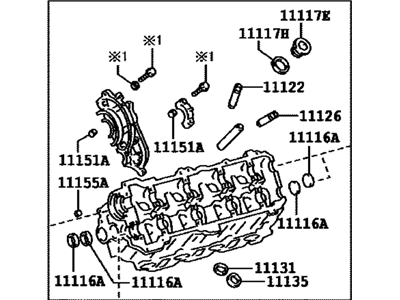 Lexus Cylinder Head - 11102-59055