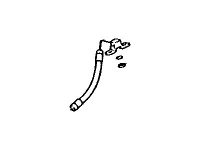 Lexus 49164-60011 Hose, Suspension Control Pressure, NO.4