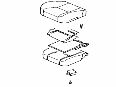 Lexus LX470 Seat Cushion - 71001-60C80-B0