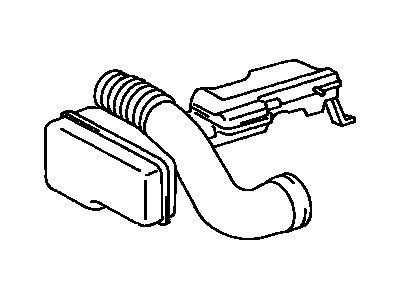 Lexus 17875-50330 Pipe, Intake Air Connector