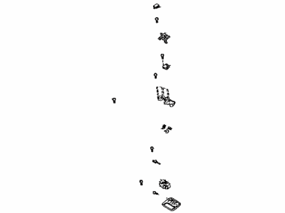 Lexus 63670-60272-B0 Plate Assembly, Map Lamp