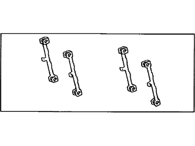 Lexus 04947-60100 Fitting Kit, Disc Brake, Front