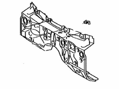 Lexus 55217-60020 Retainer, Dash Panel Silencer