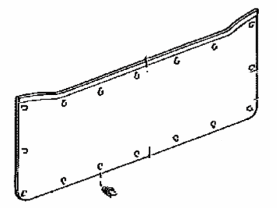 Lexus 64780-60200-B0 Panel Assy, Back Door Trim