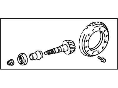 Lexus 41201-80492 Final Gear Kit, Differential, Rear