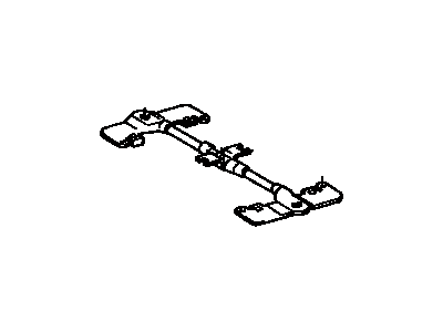 Lexus 72607-60030 Striker Sub-Assy, Rear Seat Cushion Lock, LH