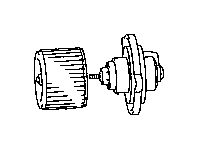 2004 Lexus LX470 Blower Motor - 87103-60260