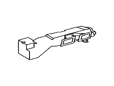 Lexus 87212-60121 Duct, Air, Rear