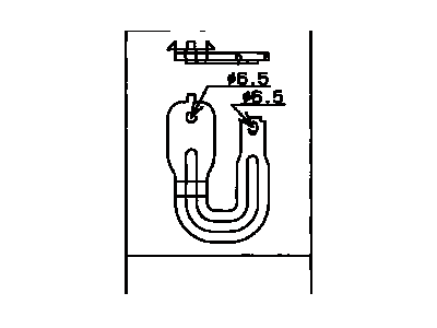 Lexus 82715-60430 Bracket, Wiring Harness