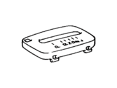 Lexus 35921-60180 Plate, Control Position Indicator