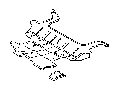 Lexus 51420-60010 Engine Under Cover, No.2