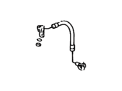 Lexus 49161-60010 Hose, Suspension Control Pressure, NO.1