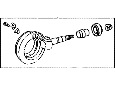 Lexus 41201-69805 Final Gear Kit, Differential, Front