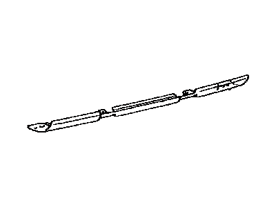 Lexus 52171-60070 Reinforcement, Rear Bumper, NO.1