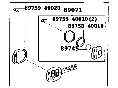 Lexus LX470 Transmitter - 89070-48830