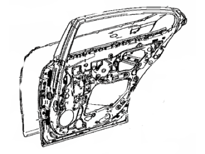 Lexus 67003-06410 Panel Sub-Assembly, RR D