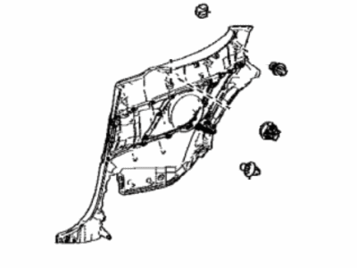 Lexus 62520-24240-C2 PANEL ASSY, QUARTER