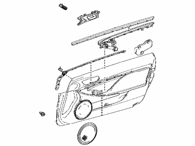 Lexus 67610-24620-C0 Panel Assembly, Door Trim