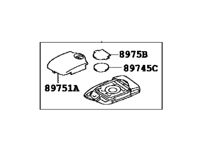 2015 Lexus IS350 Transmitter - 89904-53B40