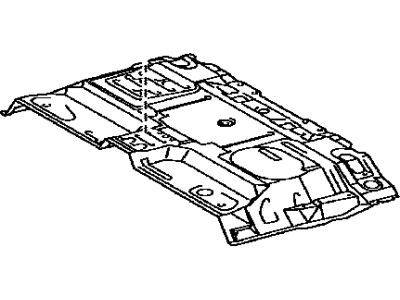 Lexus GX470 Floor Pan - 58211-60070