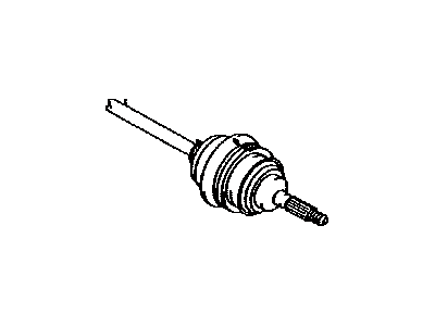 Lexus 43420-06170-84 Reman Cv Axle, LH