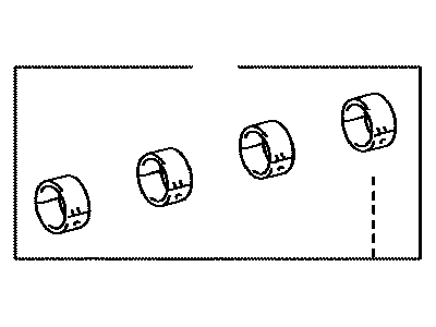 Lexus 13204-62010 Bearing Set, Connecting Rod