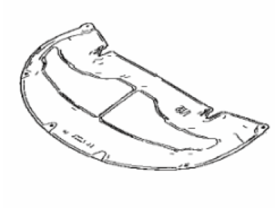 Lexus 53341-48120 INSULATOR, Hood