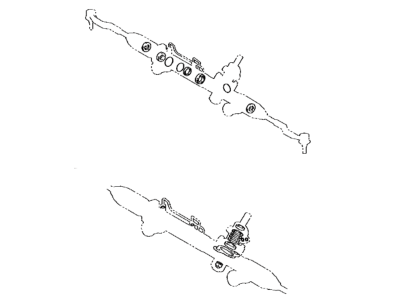 Lexus 04445-33110 Gasket Kit, Power Steering Gear(For Rack & Pinion)