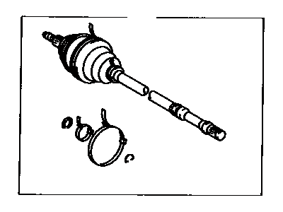 Lexus 43470-39046 Shaft Assembly, OUTBOARD