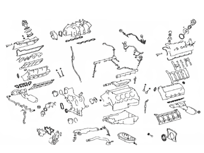 Lexus 04111-38181 Gasket Kit, Engine Overhaul