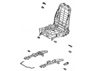 Lexus 71110-53160 Frame Assembly, Front Seat