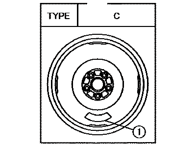 Lexus 42611-33570 Wheel, Disc