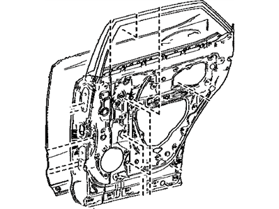 Lexus 67004-0E150 Panel Sub-Assembly, Rear Door