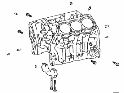 Lexus 11401-09A10 Block Sub-Assy, Cylinder