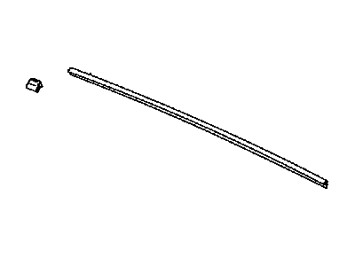 Lexus 85223-0E011 Front Wiper Blade Rubber, Left