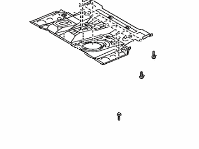 Lexus 58211-0E021 PAN, CTR FLOOR