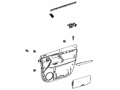 Lexus 67610-0E500-C1 Panel Assembly, Door Trim