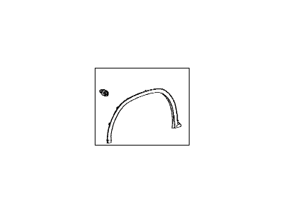 Lexus 75601-0E080 MOULDING Sub-Assembly, Front