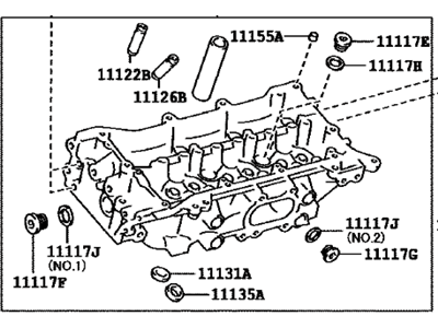 Lexus ES250 Cylinder Head - 11102-09201