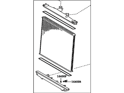 2018 Lexus RX350 Radiator - 16400-0P510