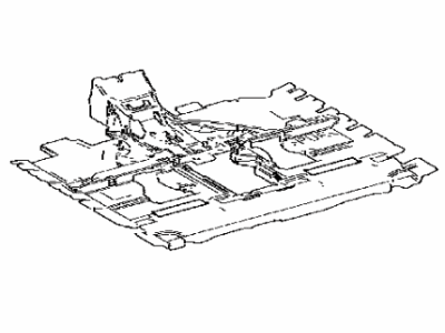 Lexus 58621-0E060 Pad, Front Floor SILENC