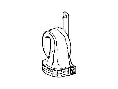 Lexus 86520-0E040 Horn Assembly, Low Pitch