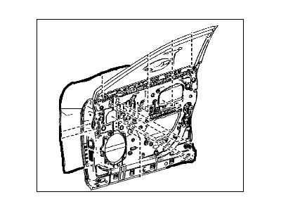 Lexus 67001-0E140 Panel Sub-Assembly, Front Door Inside