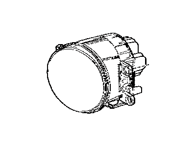 Lexus 81210-48070 Lamp Assembly, Fog, RH