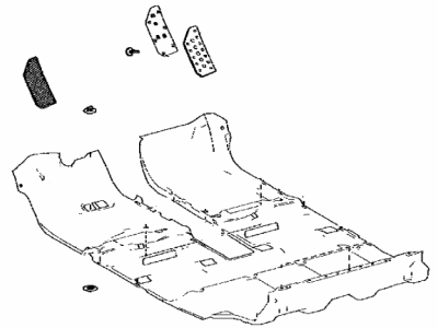 Lexus 58510-0E300-E2 Carpet Assembly, Floor