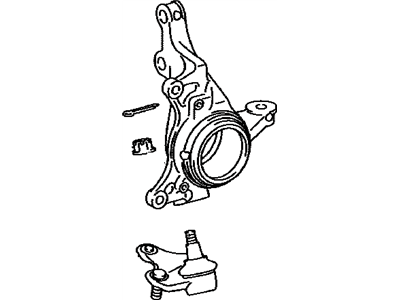 Lexus 43340-09140 Front Lower Ball Joint Assembly, Left